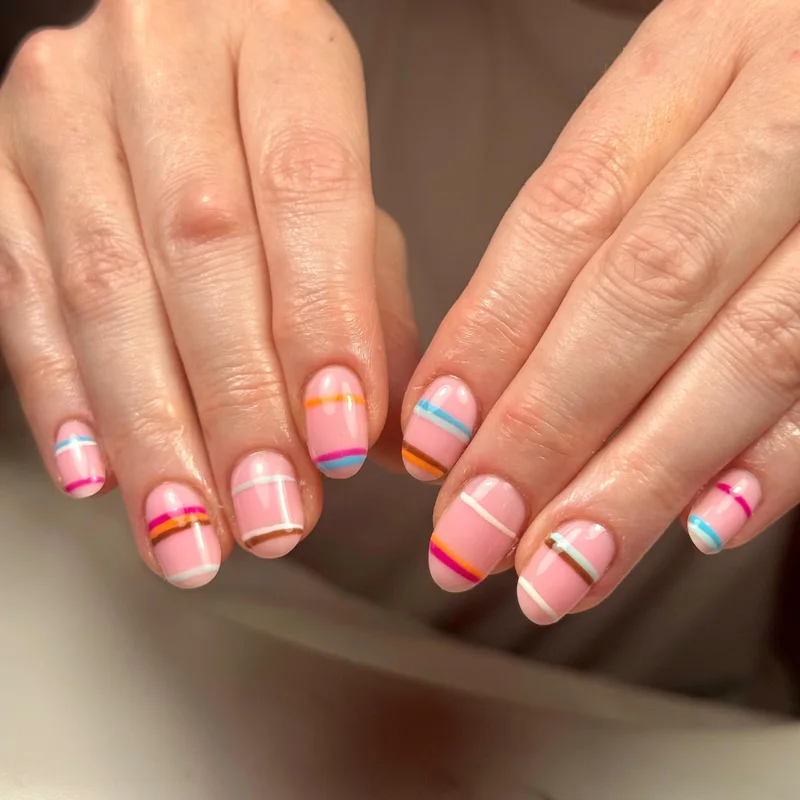 Roses Gel Nails project 5
